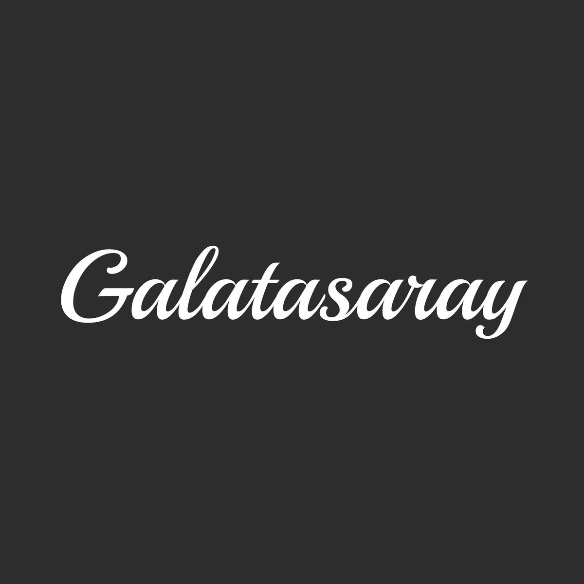 Mannschaft Schriftzug